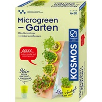 KOSMOS Microgreen Giocattoli e kit di scienza per bambini, Casella di esperimento Kit di scavo, Biologia, 6 anno/i, Multicolore