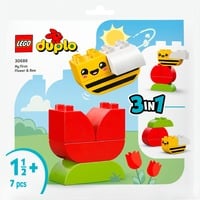 LEGO DUPLO Il mio primo fiore e ape, Giochi di costruzione Set da costruzione, 1,5 anno/i, Plastica, 7 pz, 82 g