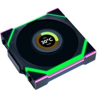 Lian Li UNI FAN SL120 LCD Wireless, Ventola Nero
