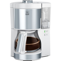 Melitta Look Perfection 1025-25, Macchina fa filtro bianco/Argento