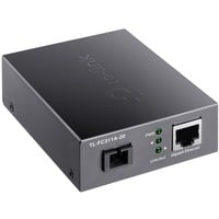 TP-Link TL-FC311A-20 convertitore multimediale di rete 1000 Mbit/s 1550 nm Modalità singola Nero 1000 Mbit/s, IEEE 802.3, IEEE 802.3ab, IEEE 802.3i, IEEE 802.3u, IEEE 802.3x, IEEE 802.3z, Gigabit Ethernet, 10,100,1000 Mbit/s, 1000 Mbit/s, SC