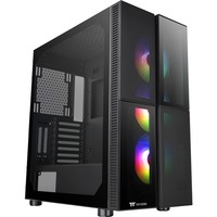 Thermaltake Versa T26 TG ARGB Midi Tower Nero, Chassis Tower Nero, Midi Tower, PC, Nero, ATX, EATX, micro ATX, Mini-ITX, SPCC, Giocare