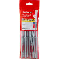 fischer Tassello a gambo lungo DuoXpand 8x100 FUS grigio chiaro/Rosso