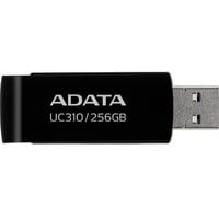 ADATA UC310 unità flash USB 256 GB USB tipo A 3.2 Gen 1 (3.1 Gen 1) Nero, Chiavetta USB Nero, 256 GB, USB tipo A, 3.2 Gen 1 (3.1 Gen 1), 100 MB/s, Girevole, Nero