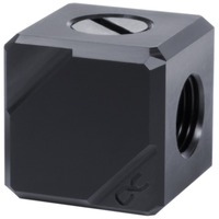 Alphacool 17557 parte e accessorio del sistema di raffreddamento del computer, Connessione Nero, Acetale, Nero, 1/4", 26,5 mm, 26,5 mm, 26,5 mm