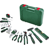 Bosch Advanced Hand Tool S, 52 pezzi, Set di strumenti verde