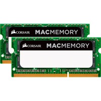 Corsair CMSA8GX3M2A1333C9 memoria 8 GB 2 x 4 GB DDR3 1333 MHz 8 GB, 2 x 4 GB, DDR3, 1333 MHz, 204-pin SO-DIMM, Verde, Lite retail
