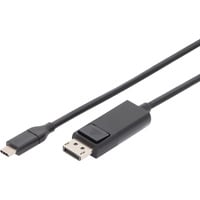 Digitus Cavo adattatore USB Gen 2 USB-C > DisplayPort 4K Nero