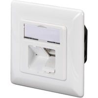 Digitus DN-9005-N presa energia RJ-45 Bianco, Scatola di giunzione bianco, RJ-45, Bianco, 80 mm, 80 mm