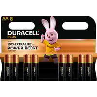 Duracell Plus Batteria monouso Mini Stilo AAA Alcalino Batteria monouso, Mini Stilo AAA, Alcalino, 1,5 V, 4 pz, Nero, Oro