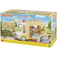 EPOCH Traumwiesen Sylvanian Families - Autobus dell'asilo avventura Arcobaleno, Giochi di costruzione 