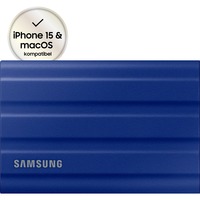 SAMSUNG MU-PE1T0R 1000 GB Blu, Disco a stato solido blu, 1000 GB, USB tipo-C, 3.2 Gen 2 (3.1 Gen 2), 1050 MB/s, Protezione della password, Blu