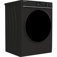 SHARP 10841989, Lavatrice Nero (opaco)