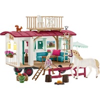 Schleich HORSE CLUB Caravan for secret club meetings, Gioco figura Fattoria, 5 anno/i, Multicolore