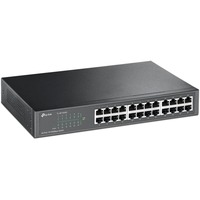 TP-Link TL-SF1024D switch di rete Non gestito Fast Ethernet (10/100) Nero, Interruttore marrone, Non gestito, Fast Ethernet (10/100), Montaggio rack, Vendita al dettaglio