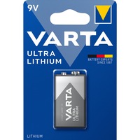 VARTA -CR9V Batterie per uso domestico, Batteria Batteria monouso, 9V, Litio, 9 V, 1 pz, 1200 mAh