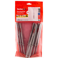 fischer Tassello a gambo lungo DuoXpand 10x140 FUS grigio chiaro/Rosso