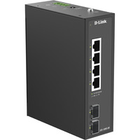 D-Link DIS-100G-06 switch di rete Non gestito L2 Gigabit Ethernet (10/100/1000) DIN rail Nero, Interruttore Non gestito, L2, Gigabit Ethernet (10/100/1000), DIN rail