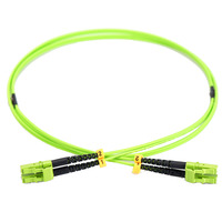 Digitus Cavo patch LWL, duplex, connettore LC > LC, multimodo OM5 verde chiaro