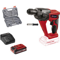 EINHELL Martello perforatore a batteria Power X-Change TE-HD 18 Li, 18 Volt, Trapano a percussione rosso/Nero