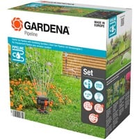 GARDENA 8272-20 irrigatore Spruzzatore d'acqua circolare Plastica Nero, Rubinetto Spruzzatore d'acqua circolare, 216 m², Nero