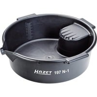 Hazet 197N-1 Cassetta degli attrezzi Polietilene Nero, Coppa dell'olio Nero, Cassetta degli attrezzi, Polietilene, Nero, 6 L, 390 mm, 400 mm