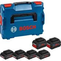 Bosch 1 600 A02 A2T batteria e caricabatteria per utensili elettrici blu/Nero, Batteria, Ioni di Litio, 8 Ah, 18 V, Bosch, Nero, Blu, Rosso