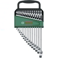 Bosch Set di chiavi combinate, 15 pezzi, Chiave 