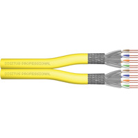Digitus Cavo di posa professionale Cat.7a S/FTP Duplex, Cca giallo