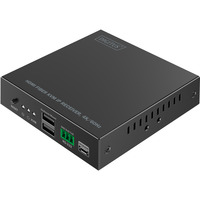Digitus Ricevitore KVM IP in fibra HDMI, Switch KVM Nero