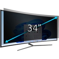 Kensington Filtro per la privacy rimovibile in 2 direzioni per monitor curvi da 34” 21:9, Sulla privacy Nero, 86,4 cm (34"), Monitor, Privacy, 50 g