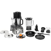 Kenwood FDM72.990SS robot da cucina 3 L Acciaio inox Bilance incorporate argento, 3 L, Acciaio inox, 1,5 L, 1,5 L, Plastica, Vetro