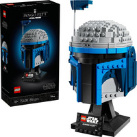 Star Wars 75408 Casco di Jango Fett, Modellino per Adulti da Costruire con Supporto, Targhetta e Antenna, Regalo per Fan, Giochi di costruzione
