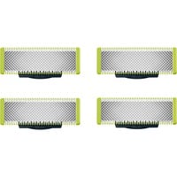 Philips Norelco OneBlade OneBlade QP240/50 Lama di ricambio argento/verde chiaro, Testina per rasatura, 4 testina/e, Argento, Metallo, Philips, Norelco OneBlade