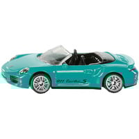 SIKU Porsche 911 Turbo S Cabriolet, Veicolo modello turchese/Nero