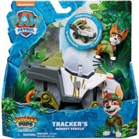 Spin Master PAW Patrol Jungle Pups, Veicolo Scimmia di Tracker, veicolo giocattolo con personaggio Tracker da collezione, giocattoli per bambini e bambine dai 3 anni in su, veicolo da gioco PAW Patrol Jungle Pups, Veicolo Scimmia di Tracker, veicolo giocattolo con personaggio Tracker da collezione, giocattoli per bambini e bambine dai 3 anni in su, Camion, PAW Patrol, 3 anno/i, Plastica, Verde, Grigio, Bianco
