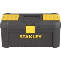 Stanley Cassetta 16", Cassetta portautensili Cassetta degli attrezzi, Polipropilene, Nero, Giallo, 406 mm, 205 mm, 195 mm