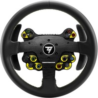 Thrustmaster Evo Racing 32R Leather Nero, Giallo Volante PC, PlayStation 4, PlayStation 5, Xbox, Xbox One, Sostituzione volante Nero, Volante, PC, PlayStation 4, PlayStation 5, Xbox, Xbox One, D-pad, Cablato, Nero, Giallo, Alluminio, Pelle