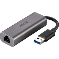 ASUS USB-C2500 Ethernet grigio, Cablato, USB, Ethernet