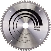 Bosch 2 608 640 436 lama circolare 25,4 cm 1 pz, Lama per sega Legno, 25,4 cm, 1,4 mm, 2 mm, Bosch, 1 pz