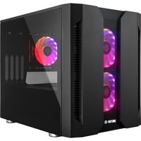 Chieftec Chieftronic M2 Cubo Nero Nero, Cubo, PC, Nero, micro ATX, Mini-ITX, SPCC, Vetro temperato, Giocare