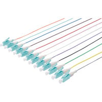 Digitus Pigtails LC Simplex OM3 colorati, Cavo multi colorata
