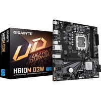 GIGABYTE H610M D3W, Scheda madre Nero/grigio