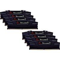 G.Skill Ripjaws V F4-3200C16Q2-256GVK memoria 256 GB 8 x 32 GB DDR4 3200 MHz Nero, 256 GB, 8 x 32 GB, DDR4, 3200 MHz, 288-pin DIMM