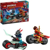 LEGO NINJAGO 71838 Gara di Velocità sulla Moto di Kai con 2 Motociclette Giocattolo, 2 Minifigure e Accessori, Idea Regalo 6+, Giochi di costruzione 2 Minifigure e Accessori, Idea Regalo 6+, Set da costruzione, 6 anno/i, Plastica, 79 pz, 139 g
