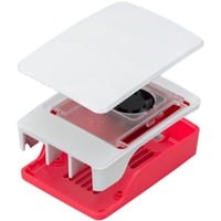Raspberry Pi Foundation Custodia in plastica per Raspberry Pi 5, Housing rosso