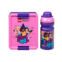 Room Copenhagen LEGO Set Lunch-Box Friends, Scatola per il pranzo viola/Rosa