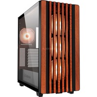 Sharkoon Rebel C70G RGB, Chassis Tower Nero/legno