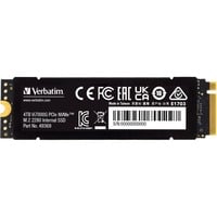Verbatim Vi7000G 4 TB M.2 PCI Express 4.0 NVMe, Disco a stato solido Nero, 4 TB, M.2, 7000 MB/s