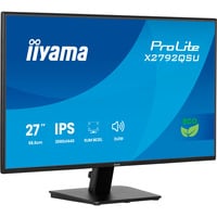 iiyama ProLite X2792QSU-B1 Monitor PC 68,6 cm (27") 2560 x 1440 Pixel Quad HD Nero, Monitor LED Nero (opaco), 68,6 cm (27"), 2560 x 1440 Pixel, Quad HD, 3 ms, Nero